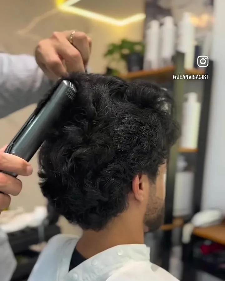 Passo 2: ondulação antes do serviço